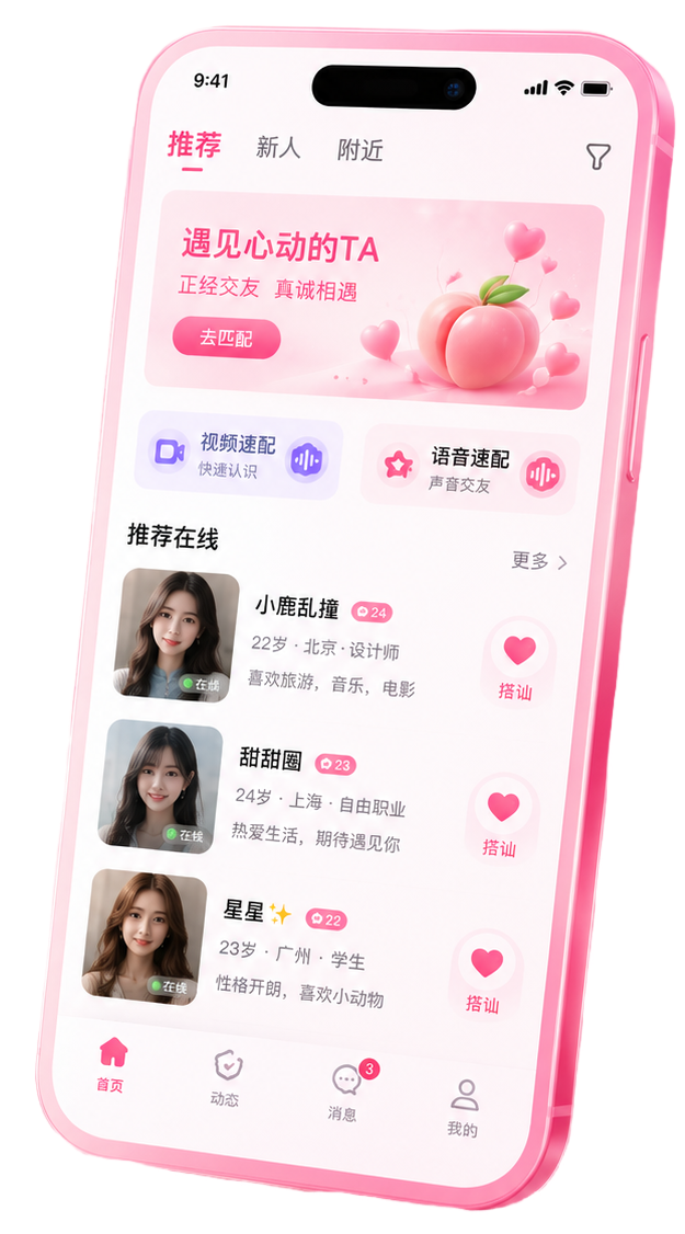 蜜桃视频APP界面